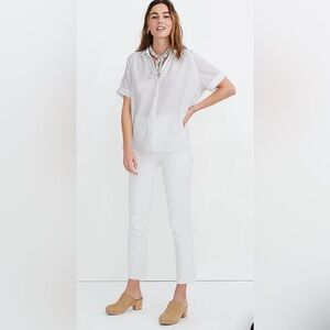 Madewell Tidal Shirt button down short sleeve sz XS